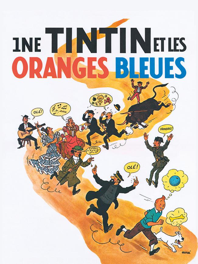 Tintin et les Oranges bleues