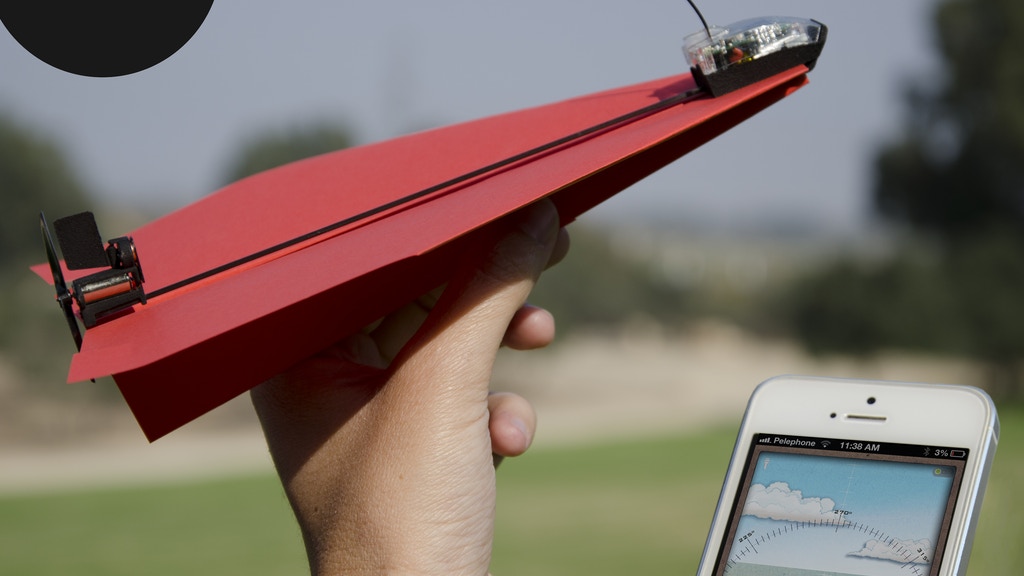 PowerUp 3.0 - Smartphone Controlled Paper Airplane project video thumbnail