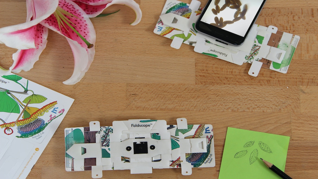 Foldscope - The Origami Paper Microscope project video thumbnail