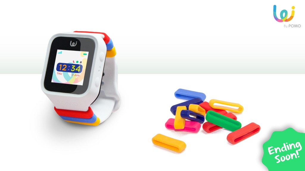 The First Fashionable GPS Smart Watch for Kids - POMO Waffle project video thumbnail