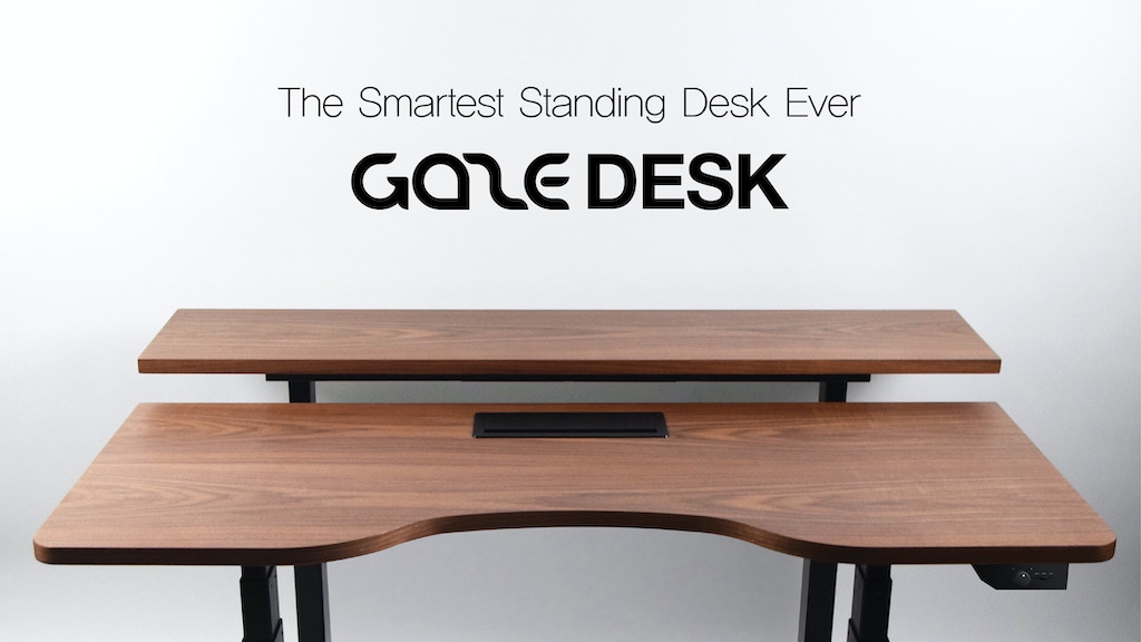 GAZE DESK : The Smartest Standing Desk Ever project video thumbnail