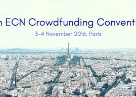 La 5ème Convention d’ECN sur le crowdfunding, aura lieu à Paris le 3 et le 4 Novembre 2016